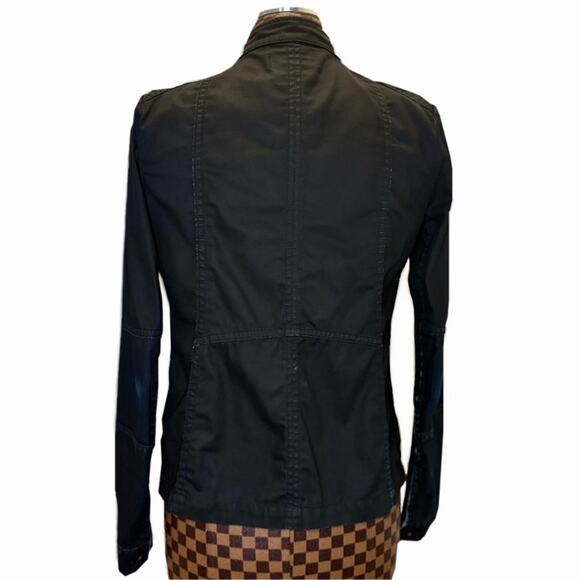 Vince Utility Jacket Womens XS Gray/Black Cargo Coat Preppy Gorpcore Minimalist - Picture 2 of 11